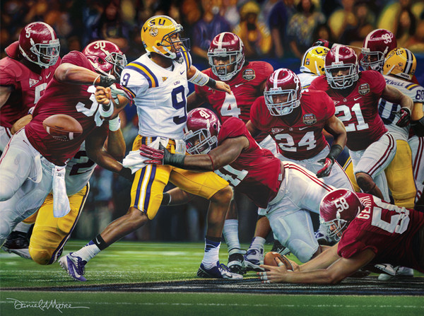 The Shutout Collegiate Classic 8x10 Alabama Football 2011 National Champions