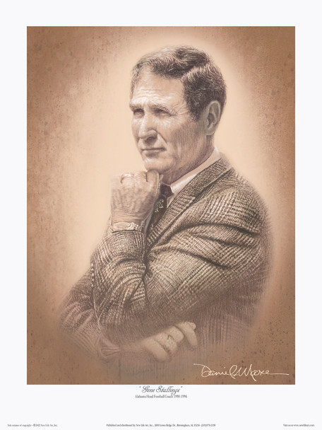 Coach Gene Stallings Portrait - Limited Editions