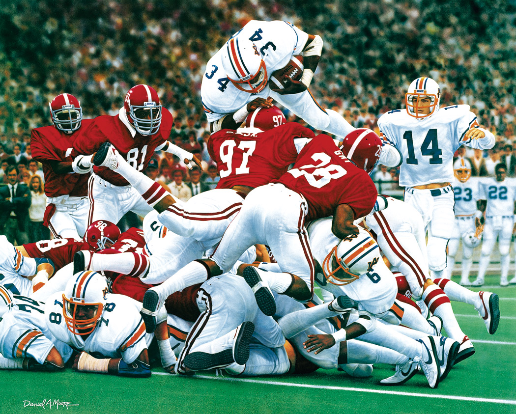 Bo Jackson dove with Auburn diving team