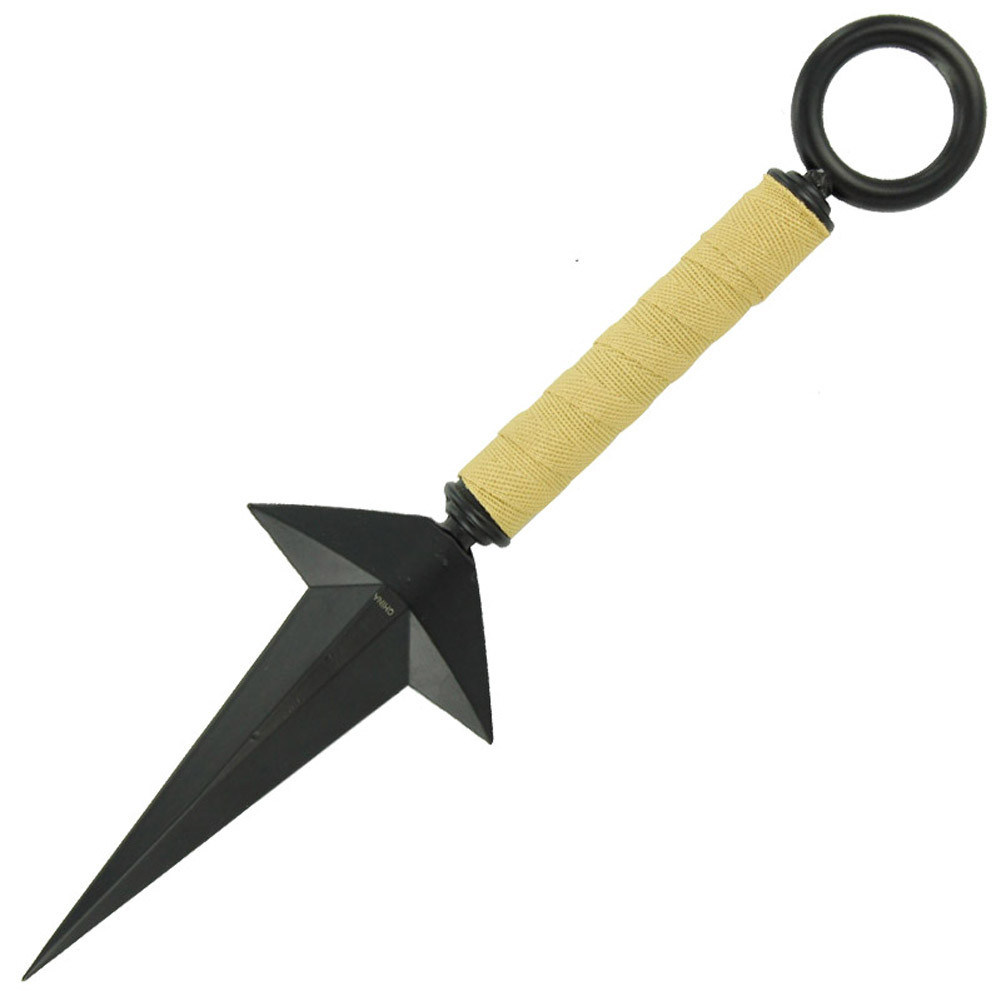 Yondaime-Inspired Ninja Tri-Prong Kunai Throwing Knife