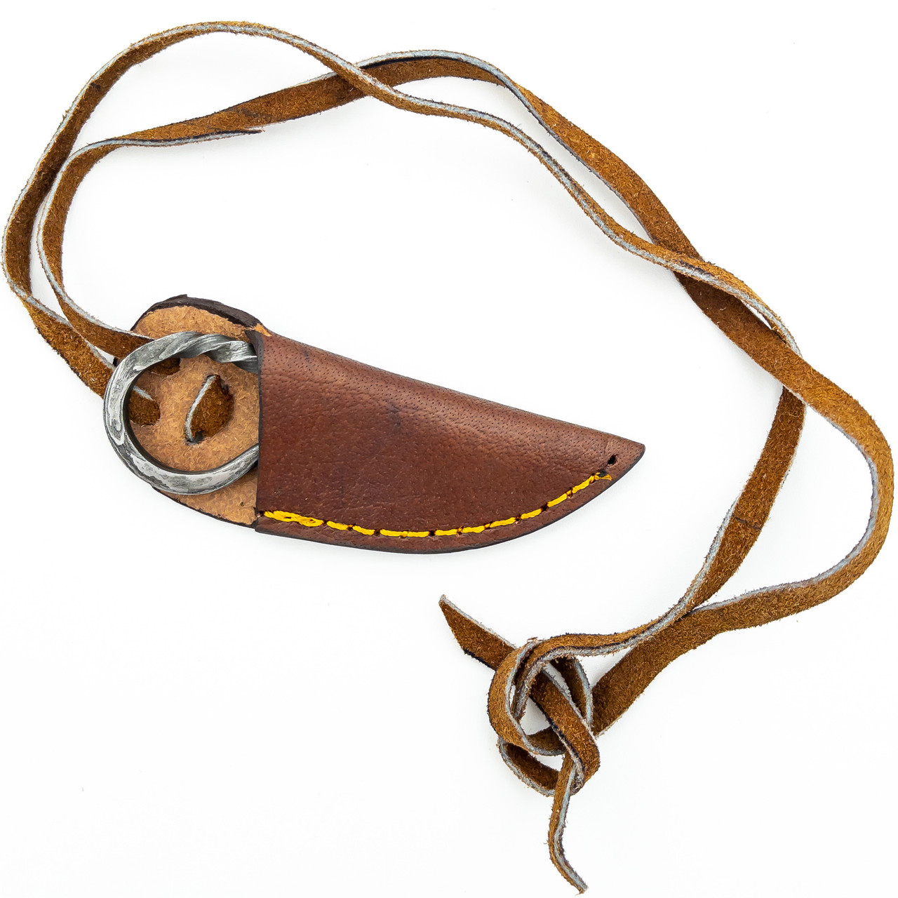 Obscure Antiquity Damascus Twisted Neck Knife Necklace - AZ Cutlery