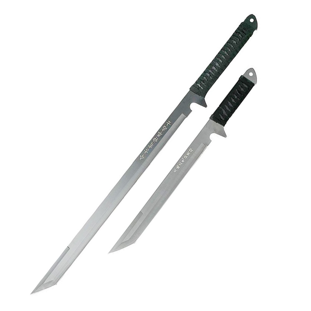 Tactical Ninja Dual Katana Sword Set – Full Tang Steel Blades