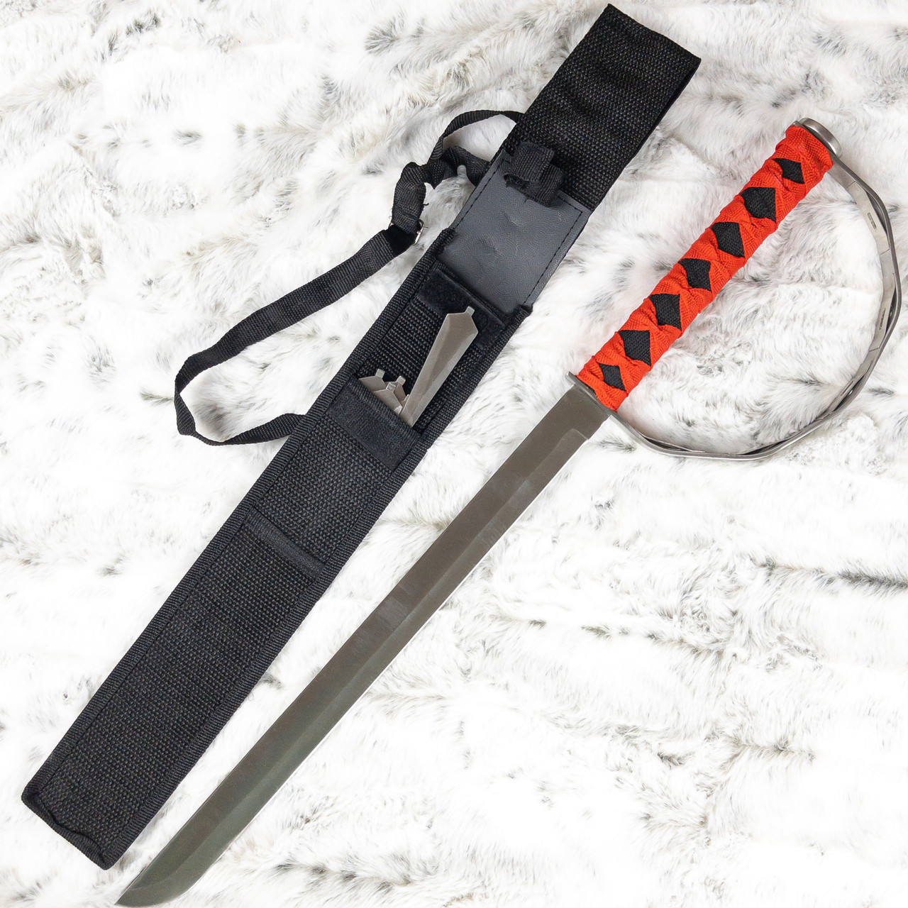 Focus Split Ninja Sword with Spiked Hand Guard - AZ Cutlery