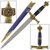 King Solomon Medieval Crusader Dagger Blue