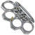 Deaths Triad Silver Knuckle Buckle