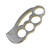 Backstep Jab Automatic Brass Knuckle Karambit Knife