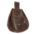 Leather Sea Captains Gentlemans Drawstring  Pouch
