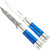 Indigo Swirl Balisong Butterfly Knife Flipper