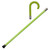 In Style Crook Lime Green Good Spirit Walking Cane Stick Staff