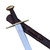 Functional EN45 Steel Medieval Knight’s Arming Sword with Scabbard