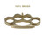 Knock Em’ Dead 100% Pure Brass Knuckle Buckle