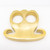 Effortless Grace Two Finger 100% Pure Brass Knuckle Paper Weight Accessory