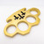 Trinity Cross Pure Brass Knuckle Paper Weight Accessory