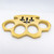 Trinity Cross Pure Brass Knuckle Paper Weight Accessory
