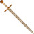 Medieval Replica Crusader Knight Steamed Beech Wood Sword