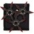 Khoga Ninja Set of 3 Sure Stick Five Point Shuriken Throwing Stars - Multiple Colors'