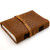 Old-fashioned Cursive Embossed Leather-Bound Journal Choice of Design