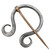 Finishing Touch Hand Forged Damascus Brooch Cloak Pin Unisex Medieval Celtic Accessory w/ Brass Pin