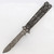 Butterfly Sudden Fatality Tribal Balisong Fanning Knife | Tanto Damascus Steel Blade