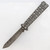 Steel Coal Strike Butterfly Knife | Damascus Steel Tanto Point Blade