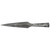 Metal Puncture Forged High Carbon Steel Textured Predrilled Spearhead DIY Spear Historical Replica