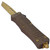Dawn Aglow Automatic Textured Tanto Golden Blade & Wood Finish Handle OTF Out the Front Knife w/ Belt Clip Glass Breaker