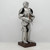 Miniature Full Armor Display - Polished Mild Steel with Wooden Stand