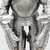 Miniature Full Armor Display - Polished Mild Steel with Wooden Stand