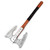 The Dreadnaught Viking Medieval Battle Axe Wholesale | Double Bladed Axe w/ Walnut Wood Handle