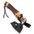 Etched Viking Style Bearded Axe w/ Leather Wrapped Handle | Brown w/ Black Sheath