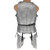 Gothic Cuirass with Adjustable Leather Belt and Buckle - Chest and Back Protection