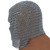 Chainmail Coif – Butted Ring Construction | Mild Steel | Full Face Head and Neck Coverage