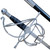 Renaissance Rapier with Swept Hilt and Spiral Design — Stainless Steel Blade