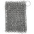 Premium Stainless Steel Chainmail Scrubber with Steel Ring for Efficient Cleaning
