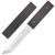 Full Tang Tanto Knife - 14cm Stainless Steel Blade with Ebony Handle