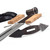 Premium High Carbon Steel Sword — Full Tang Construction with Black Leather Sheath