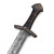Triple Fuller Damascus Steel Sword – Full Tang Design with Premium Leather Sheath
