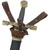 Premium Adjustable Leather Frog for Axes and Swords