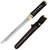 18" Hand-Forged Tanto – Premium 1060 Steel Blade with Ray Skin Handle Black Scabbard