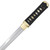 18" Hand-Forged Tanto – Premium 1060 Steel Blade with Ray Skin Handle Black Scabbard