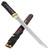 18" Hand-Forged Tanto – Premium 1060 Steel Blade with Ray Skin Handle Black Scabbard