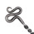 Silver Wicca Witch Twist Hair Pin – Hand-Forged