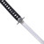 Stainless Steel Black Samurai Katana with Scabbard & Stand
