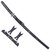 Stainless Steel Black Samurai Katana with Scabbard & Stand