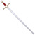 Red Handle Polyurethane Foam Sword – Training & Cosplay Weapon
