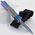 Rainbow Finish OTF Automatic Knife with Nylon Sheath