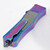 Rainbow Finish OTF Automatic Knife with Nylon Sheath