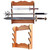 Wooden 3-Piece Sword Wall Mount – Natural Triple Display Rack