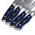Forged High Carbon Steel Kitchen Knife Set – 4 Piece Cooking Knife Collection