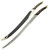 Decorative Engraved Steel Long Blade Sword with Matching Sheath